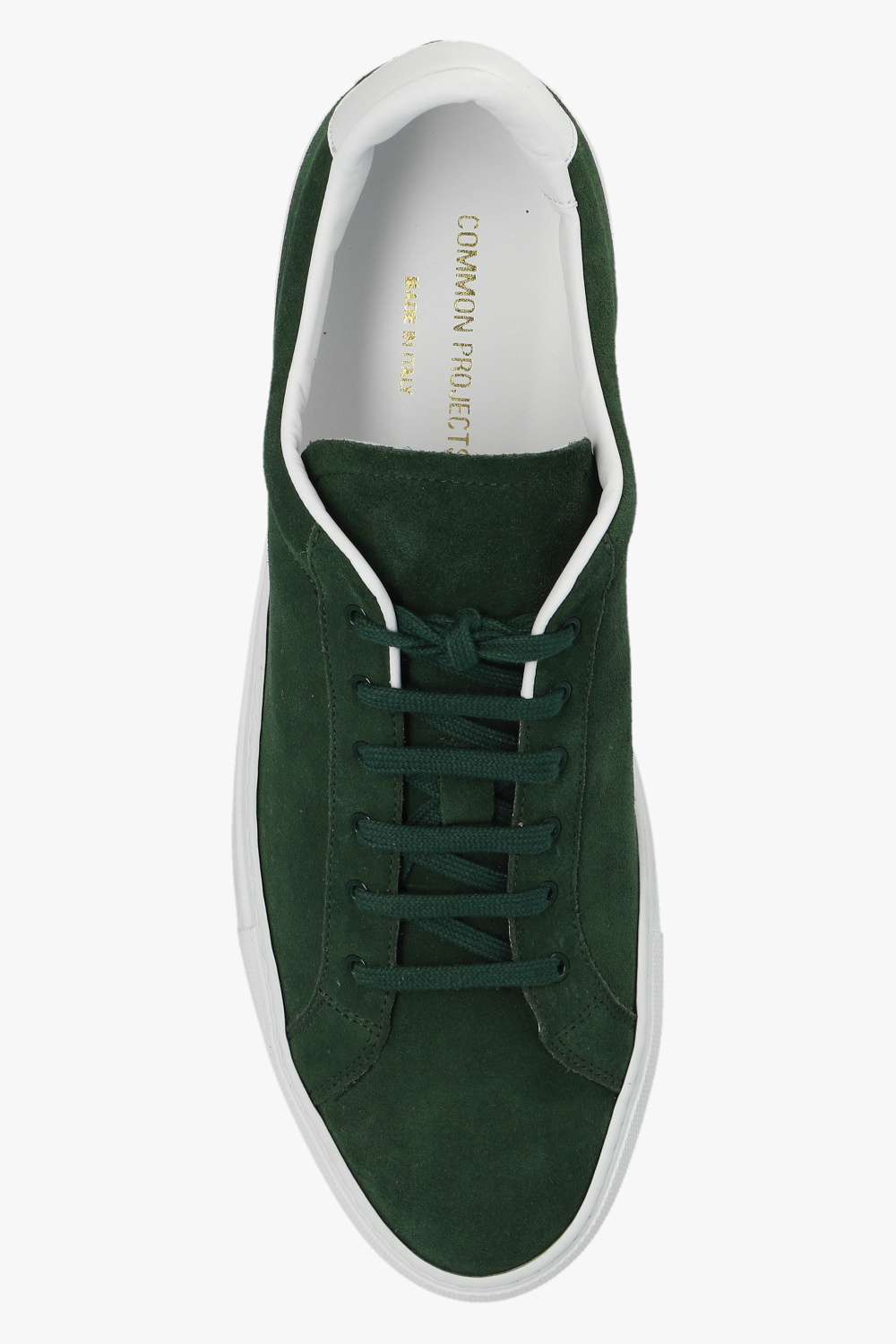 Common projects hot sale green suede